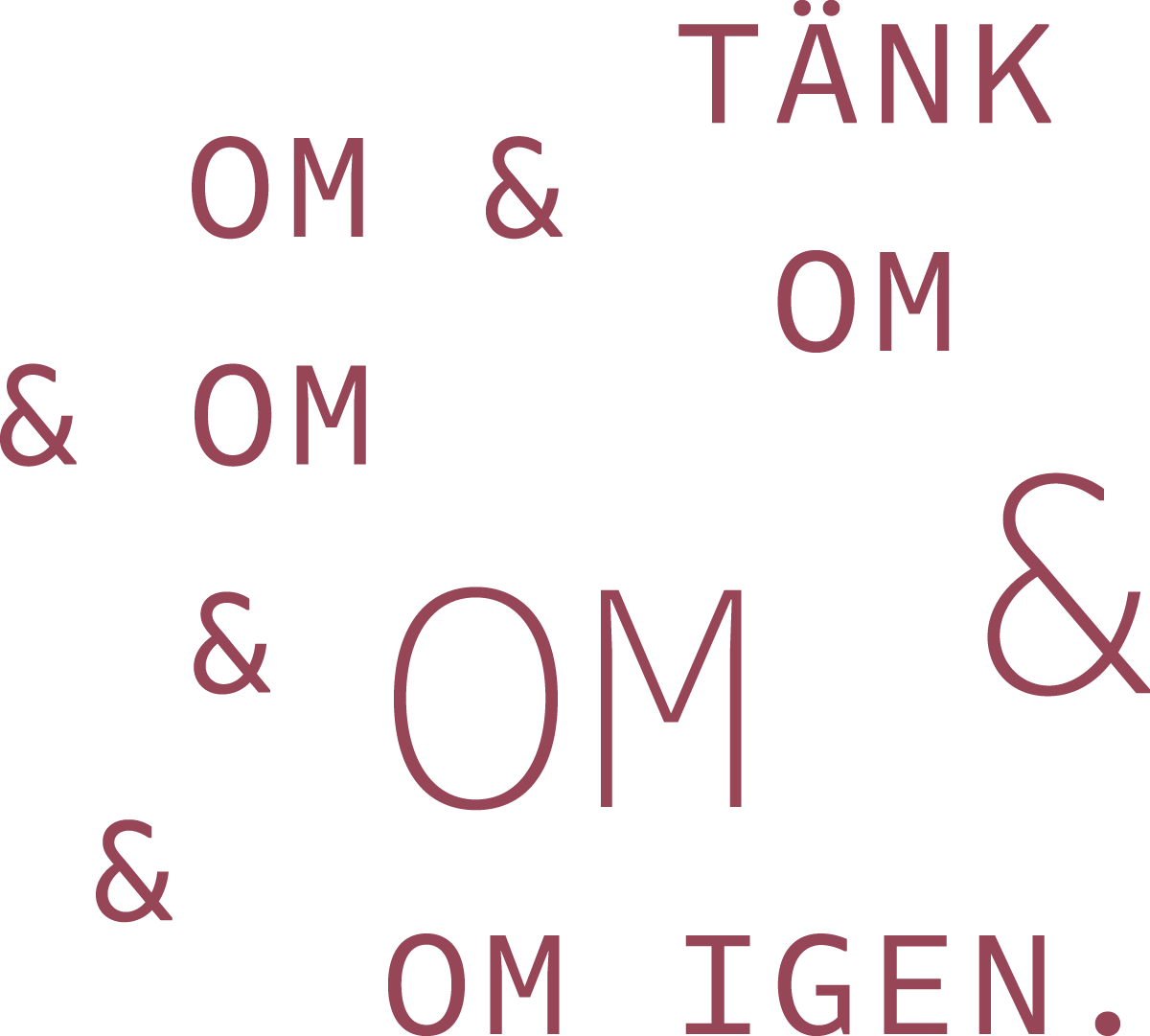 Tank Om Pattern Winered